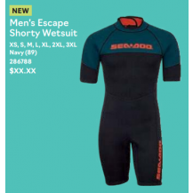 Men’s Escape Shorty Wetsuit