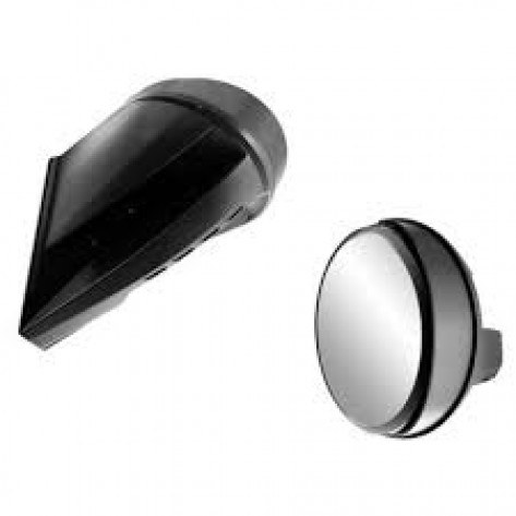 Windshield-Mount Mirrors - REV-XU, XR  (with extra high one-piece windshield) 
