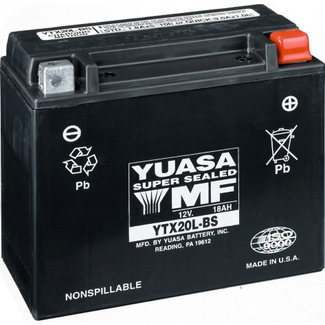 YUASA† Batteries - 14 Amps. (Dry (Y50N18L-A))
