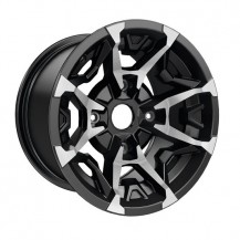 Outlander X MR and Traxter Rim (Rear - 14" x 8.5" offset = 23 mm) Black and machined - Traxter, Traxter MAX (rear wheels) 