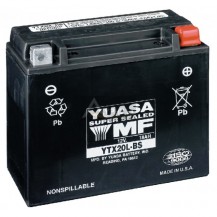 Yuasa† Batteries - 18 Amps. (Wet (YTX20L-BS))